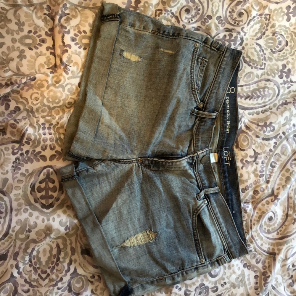 Denim roll short
